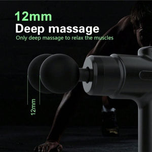 Massage Gun Deep Tissue Percussion Massager for Athletes,Handheld Body Back Muscle Massager Gun with 8 Massage Heads