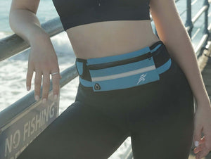 Velocity Water-Resistant Sports Running Belt and Fanny Pack, flip belt for Outdoor Sports