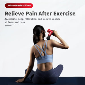 Professional Muscle Therapy Massage Gun - Deep Tissue Relief with 3 Speeds & 4 Attachments for Home & Gym