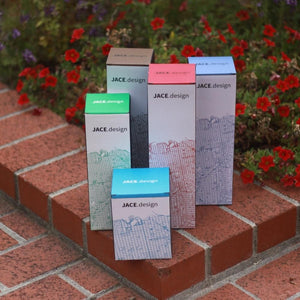 Cormorant Lake Manitoba Map Design Water Bottle with Eco-Friendly Bamboo Lid