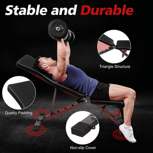 Strength Training weightlifting bench recup chair folding tilt / drop bench aerobic training abdomen arm back chest shoulder legs muscle Home / office fitness adults men and women