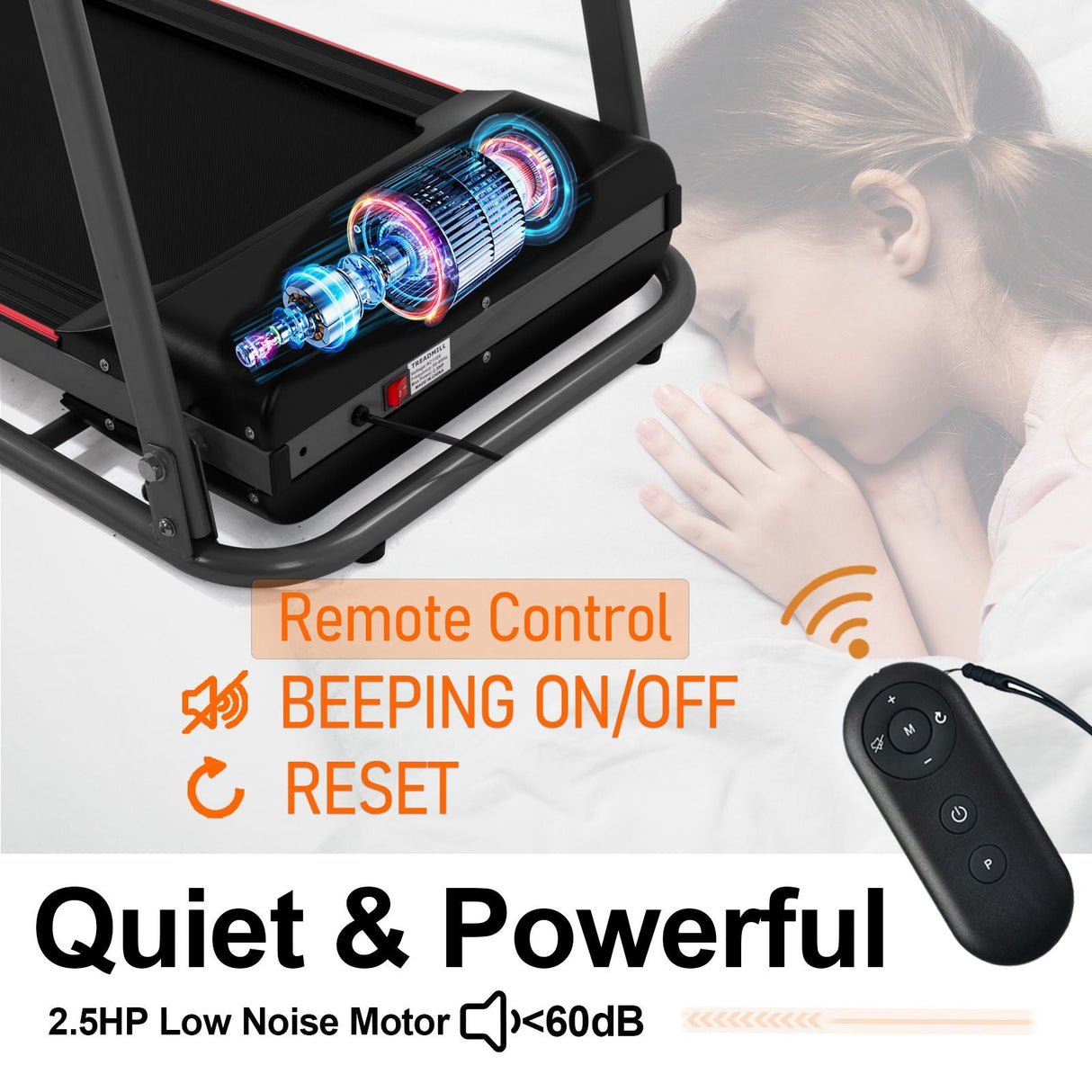 FYC Folding peloton Treadmill for Home - Slim Compact Running Machine Portable Electric Treadmill