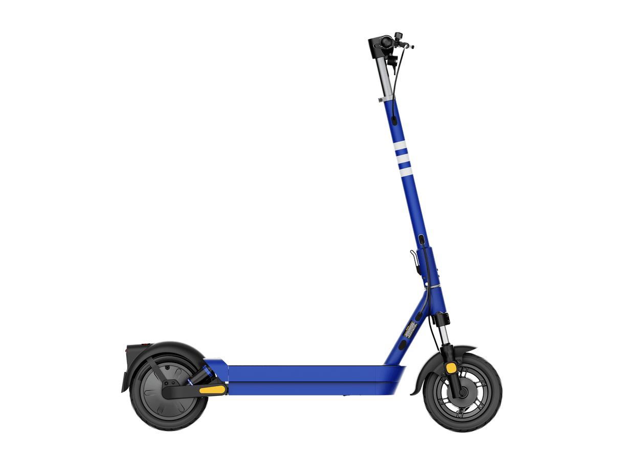 Dual-Suspension Electric Scooter w/ hoverboard43.5 Miles Max scooter Operating Range & 24 mph Max Speed - Blue