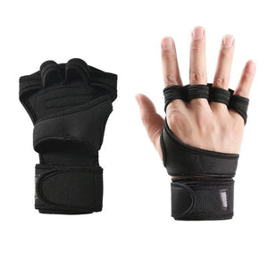 1 Pairs Unisex Weight lifting gloves Training Gloves Fitness Sports Body Building Gymnastics Gym gloves Hand Wrist Palm Protector Gloves