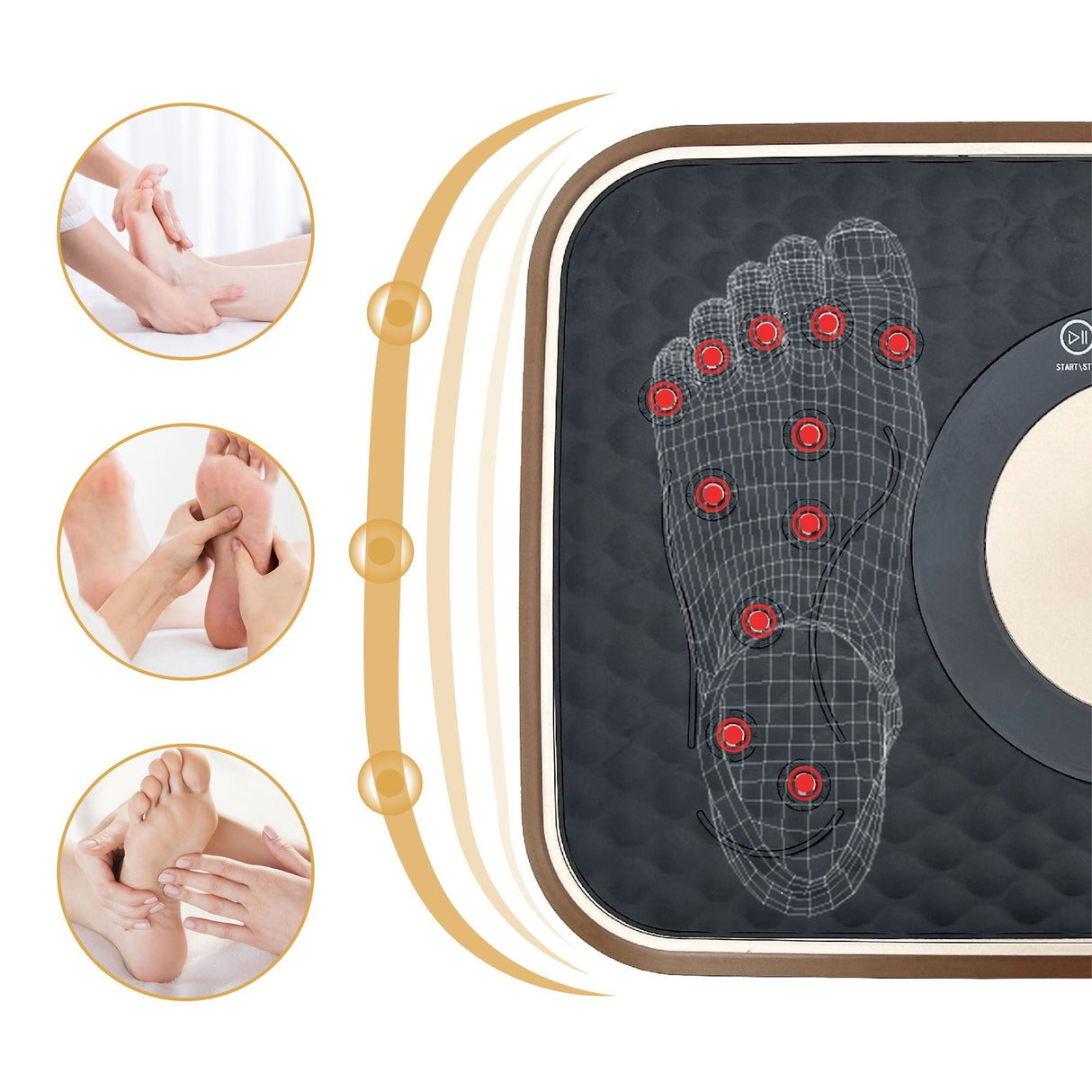 Vibration Plate Fitness Platform, Whole Body Exercise Machine for Lymphatic Drainage, Shaking Workout Board with 120 Speed Levels, Fat Burner and Weight Loss Equipment for Men and Women.