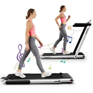 Treadmill, walking pad Treadmill, Treadmill for Home gym under desk Office, Portable Treadmill Under Desk office2.25HP 2 in 1 with APP Speaker Remote Control