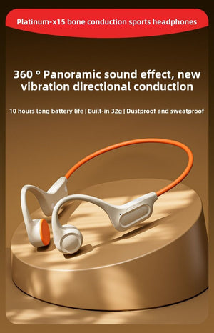 Bluetooth headset 32G memory earbuds not into the ear sports running anti-drop headphones