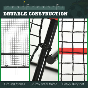 Soozier Soccer Rebounder Net Adjustable Foldable Multi-Sport Training for Soccer Practice 8.5' x 6.5'