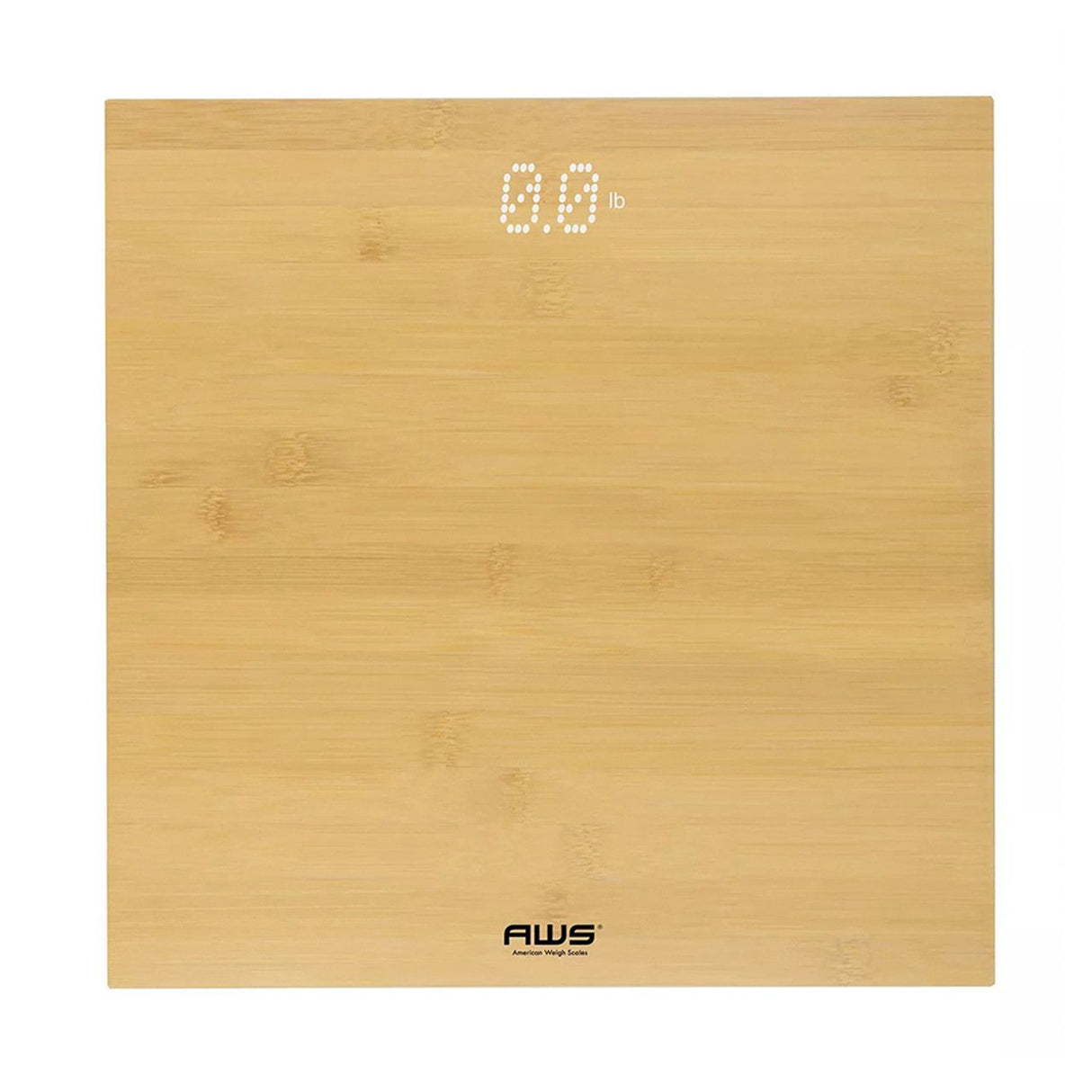 BS-1321-BMLED BAMBOO BATHROOM SCALE 397LB