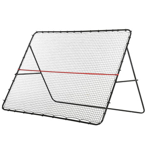 Soozier Soccer Rebounder Net Adjustable Foldable Multi-Sport Training for Soccer Practice 8.5' x 6.5'