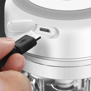 Durable Electric Food Crusher Mini Garlic Press Garlic Crusher Vegetable Chopper For Kitchen Crushed Garlic Crushed Ginger Crushed Chili