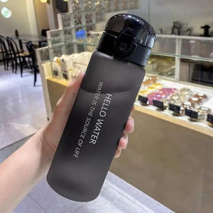 Durable Sports Cup Couple Water Cup Plastic Portable Drink Bottle Tarvel Outdoor Rope Water Bottle Juice Milk Cup Kitchen Water Cup