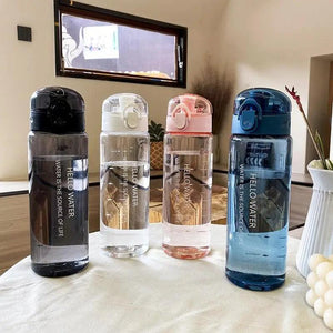 Durable Sports Cup Couple Water Cup Plastic Portable Drink Bottle Tarvel Outdoor Rope Water Bottle Juice Milk Cup Kitchen Water Cup