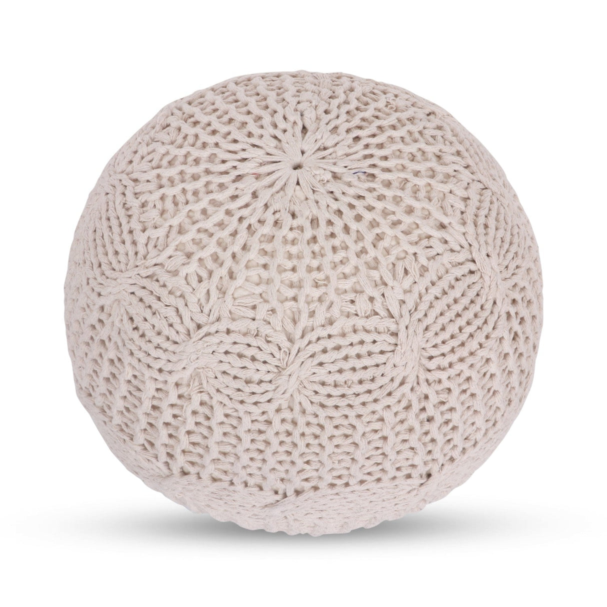 Samiyah Hand Knitted Pouf