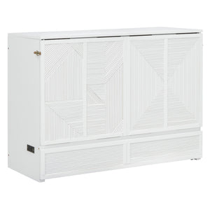 Murphy Bed With Large Drawer, USB Ports And Outlets by Couch.com