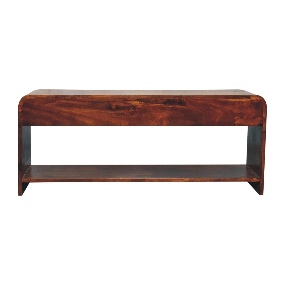 Aspen - Slim Media Unit - Dark Brown by Couch.com
