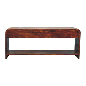 Aspen - Slim Media Unit - Dark Brown by Couch.com