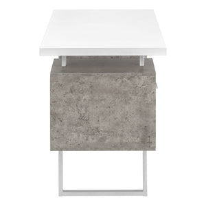 Computer Desk For Home Office, Laptop, Left, Right Set - Up, Storage Drawers, Contemporary & Modern by Couch.com