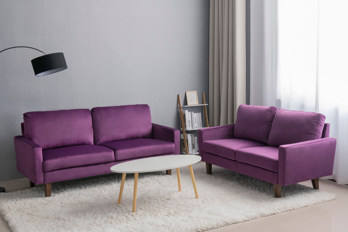 Comfortable Loveseat With Durable Construction by Couch.com