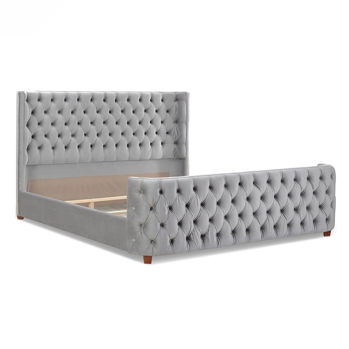 Brooklyn - Tufted Panel Bed Headboard And Footboard Set by Couch.com