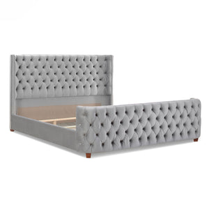 Brooklyn - Tufted Panel Bed Headboard And Footboard Set by Couch.com