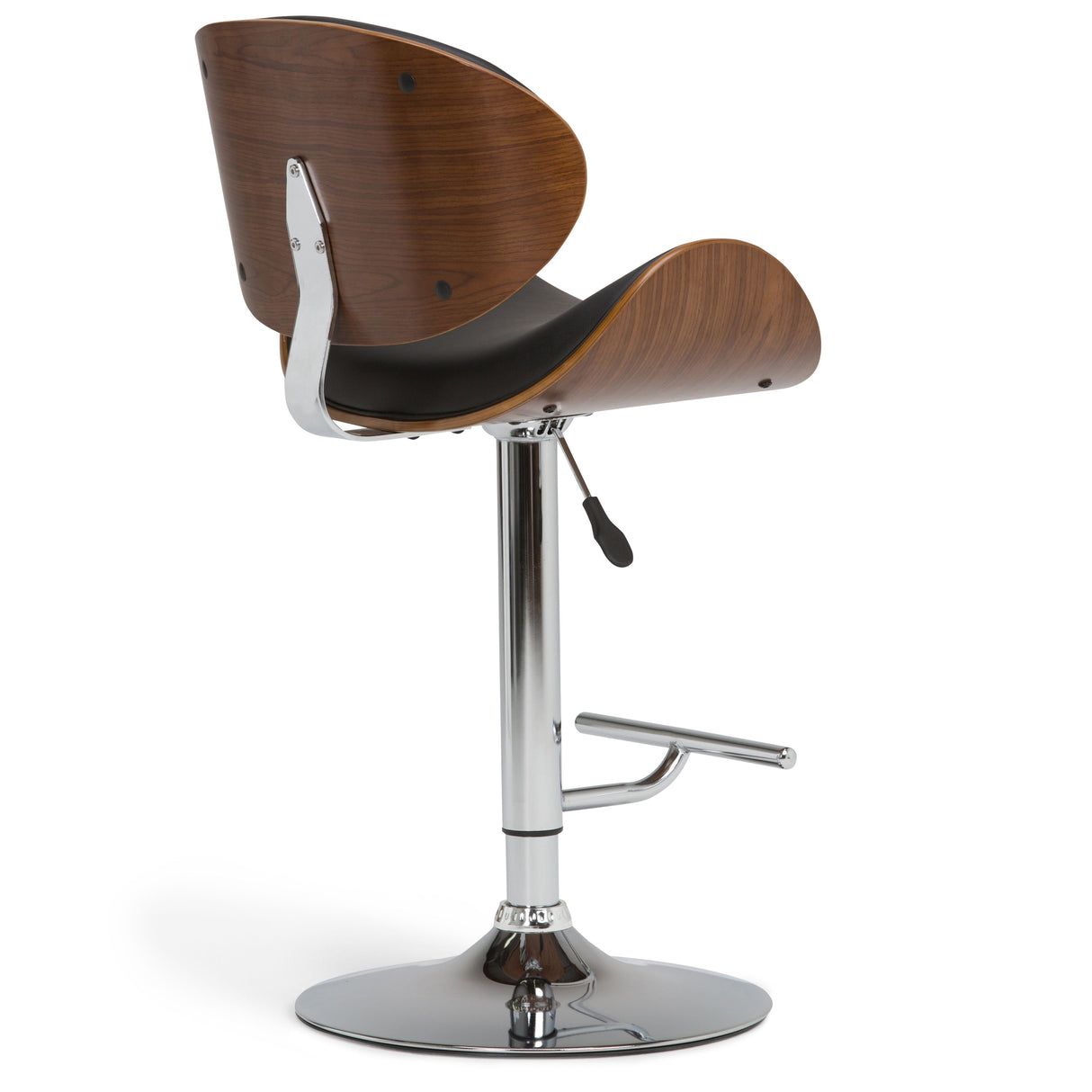 Marana - Multifunctional Handcrafted Bentwood Adjustable Swivel Bar Stool by Couch.com