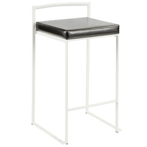 Fuji - Simple Elegance, Contemporary Stackable Counter Stool by Couch.com