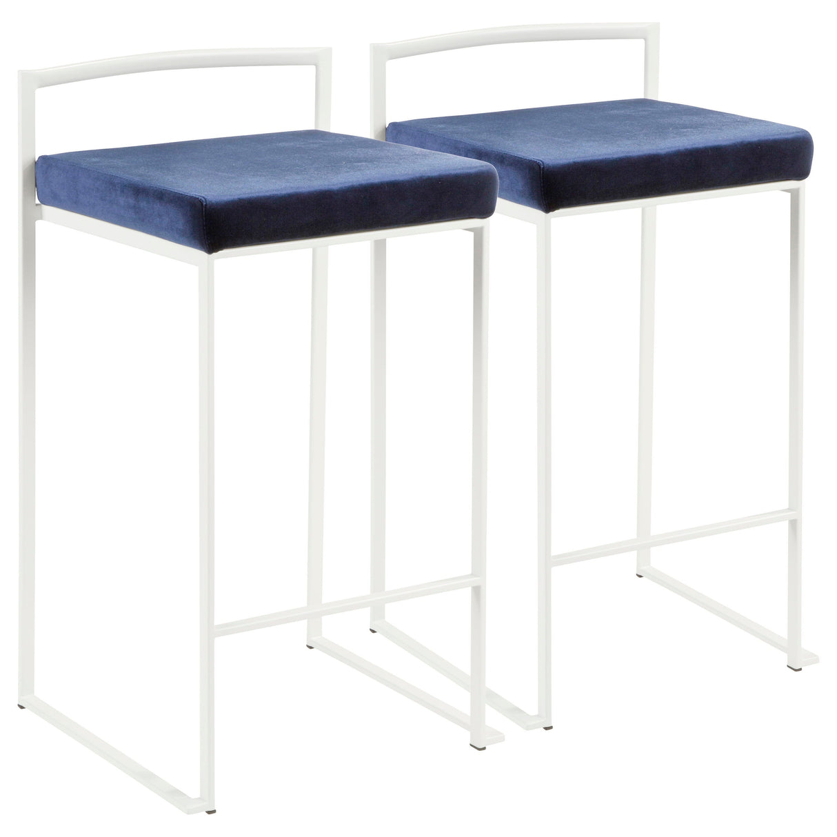 Fuji - Simple Elegance, Contemporary Stackable Counter Stool by Couch.com