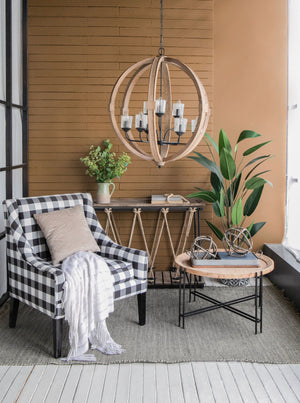 Chandelier, Hanging Light Fixture With Adjustable Chain For Kitchen, Bulb Not Included by Couch.com