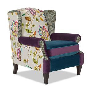 Anya - Boho Chic Wingback Accent Arm Chair by Couch.com