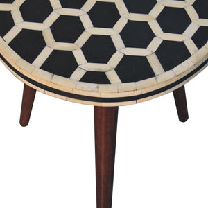 Inlay - Bone Tripod Stool - Honey Caramel by Couch.com