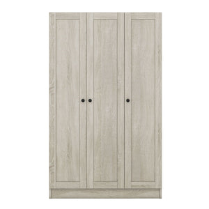 3 Door Shutter Wardrobe With Shelves by Couch.com