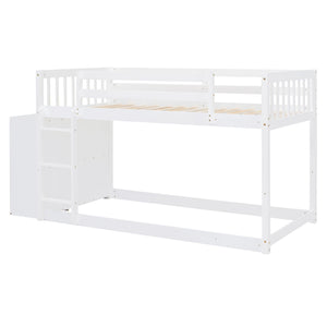 Bunk Bed With 4 Drawers And 3 Shelves by Couch.com