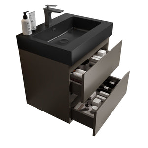 Alice - Bathroom Vanity With Sink, Large Storage Wall Mounted Floating Bathroom Vanity For Modern Bathroom, One-Piece Sink Basin Without Drain And Faucet by Couch.com