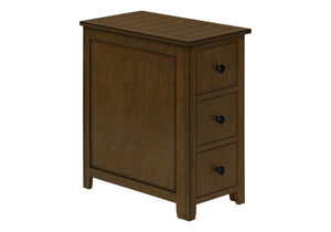 Accent End Table, Storage Drawer, Transitional Design by Couch.com