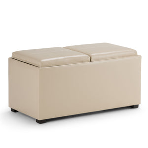 Avalon - 5 Piece Storage Ottoman, Contemporary by Couch.com