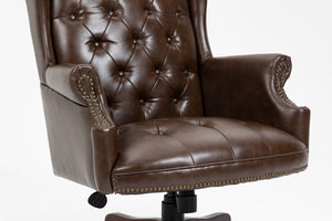 Executive Office Chair, High Back Reclining Comfortable Desk Chair With Smooth Glide Caster Wheels by Couch.com