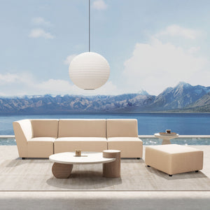 Cleo - Modular Upholstered Deep Seating Patio Armless Loveseat by Couch.com