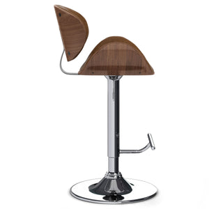 Marana - Multifunctional Handcrafted Bentwood Adjustable Swivel Bar Stool by Couch.com