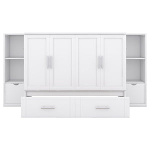 Murphy Bed With Shelves, Drawers And USB Ports by Couch.com