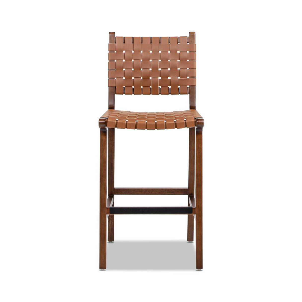 Andre - Counter Stool With Back - Pecan Brown by Couch.com