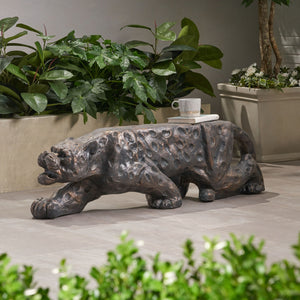 Leopard Lightweight Concrete Bench - Copper by Couch.com