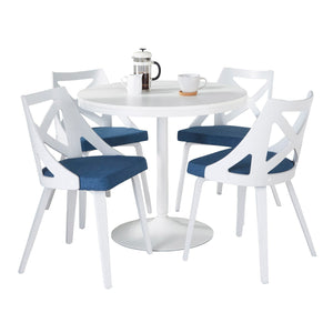 Dakota Charlotte - 5 Piece Contemporary Design, Dining Set by Couch.com