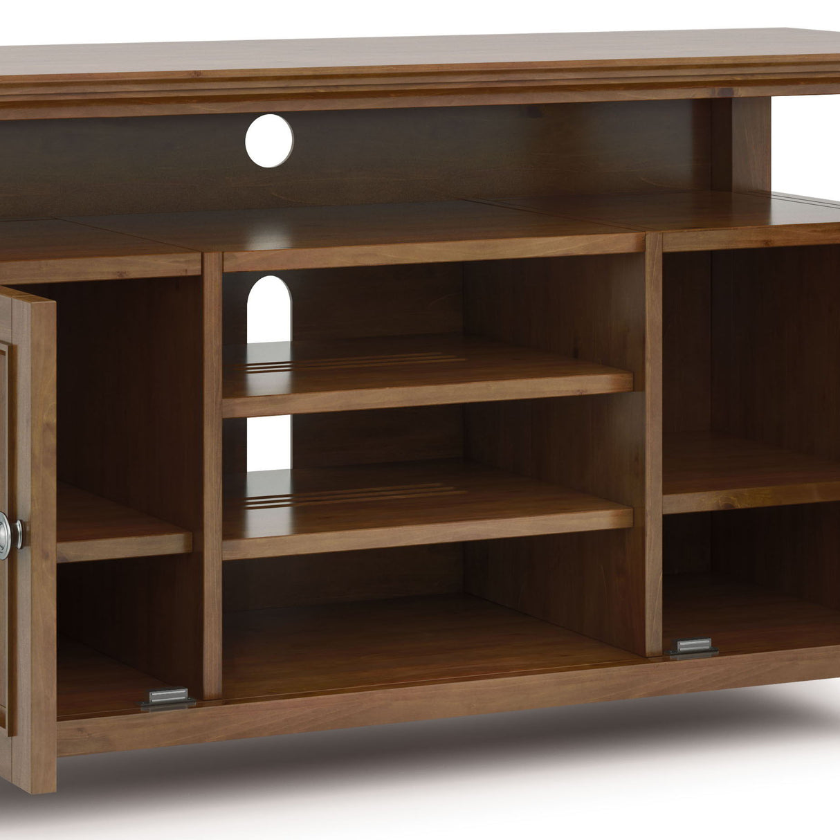 Amherst - TV Media Stand - Medium Saddle Brown by Couch.com