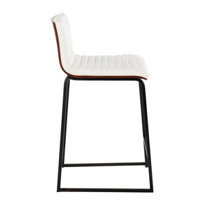 Mason Mara - Contemporary Fixed Height Quality Counter Stool (Set of 2) by Couch.com