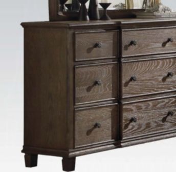 Baudouin - Weathered Dresser - Oak by Couch.com
