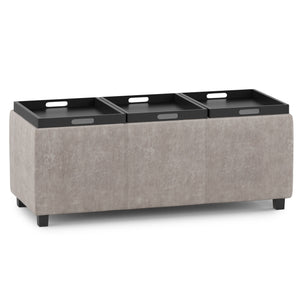 Avalon - Upholstered Storage Ottoman by Couch.com
