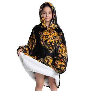 Composite Children's Flannel Lambswool Home Pajamas