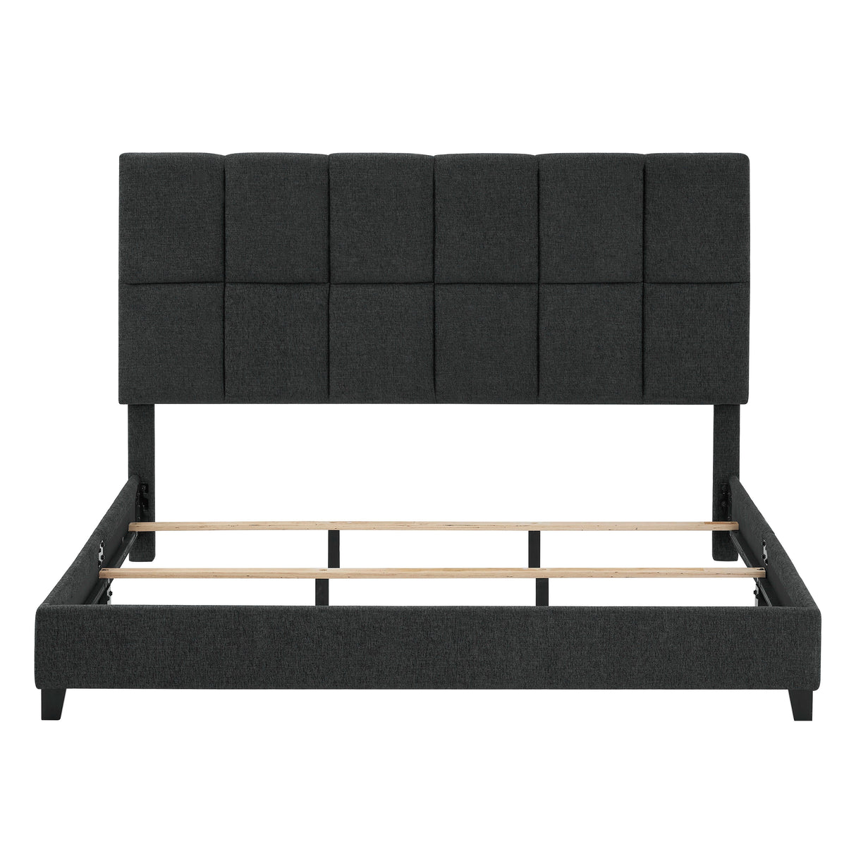 Squares Upholstered Platform Bed by Couch.com