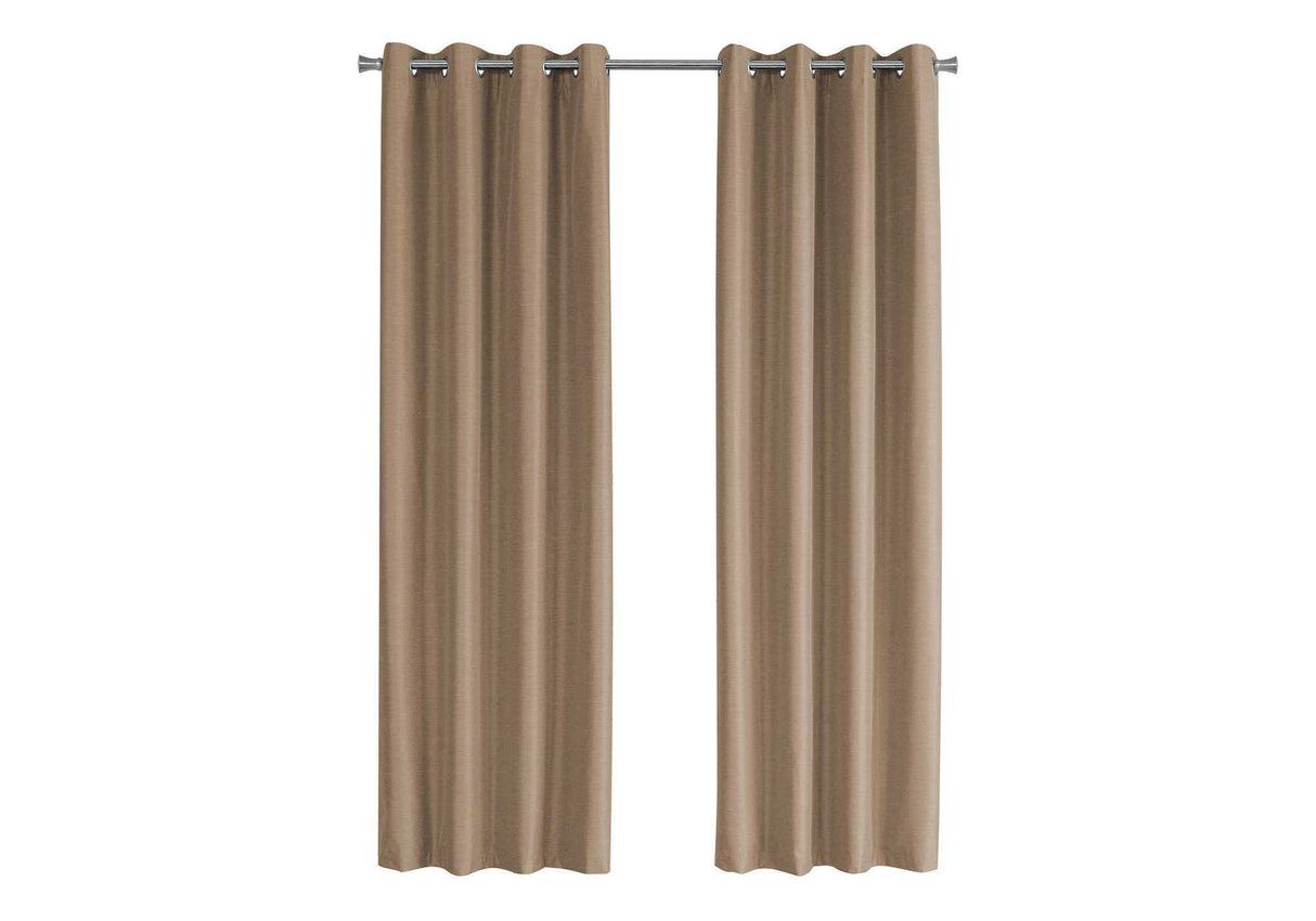 2 Pieces Set, Curtain Panel, Room Darkening, Grommet, Contemporary & Modern by Couch.com